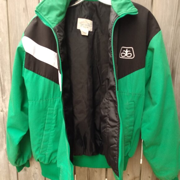 Vintage Pioneer Seed Jacket Medium Insulated Farmer Coat 48" Chest - Picture 10 of 13